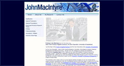 Desktop Screenshot of johnmacintyre.me.uk